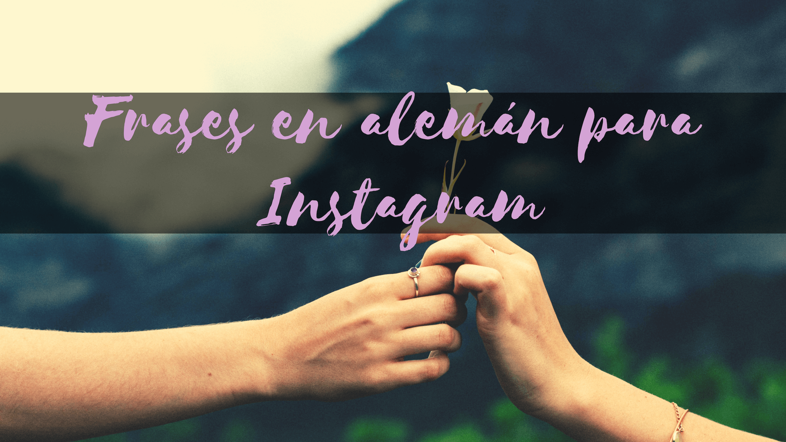▷ Frases en alemán para Instagram • CON FOTOS para compartir